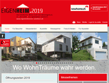 Tablet Screenshot of eigenheimmesse-solothurn.ch